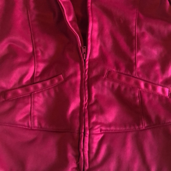 Pink & orange adidas zip up with 2 pockets - Picture 5 of 7